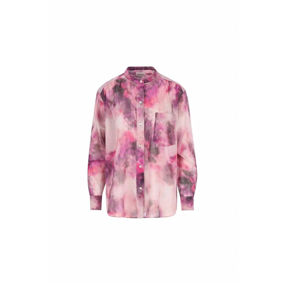 NEW ISABEL MARANT women's mexika round neck blouse in pink